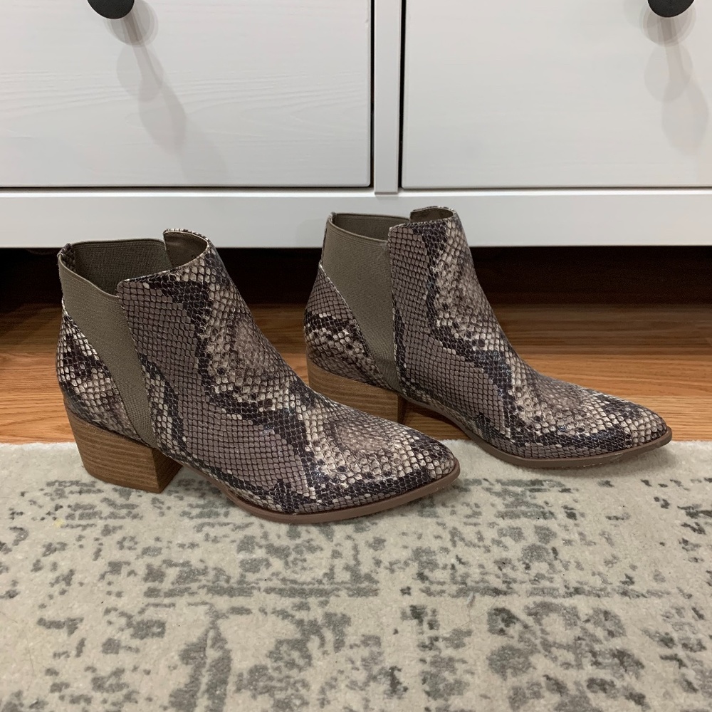 Chinese Laundry Faux Snakeskin Bootie
